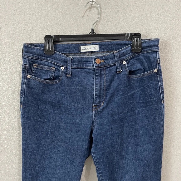 Women's Madewell High Riser Skinny Blue Jeans Size 32 x 27 inseam - Picture 2 of 10